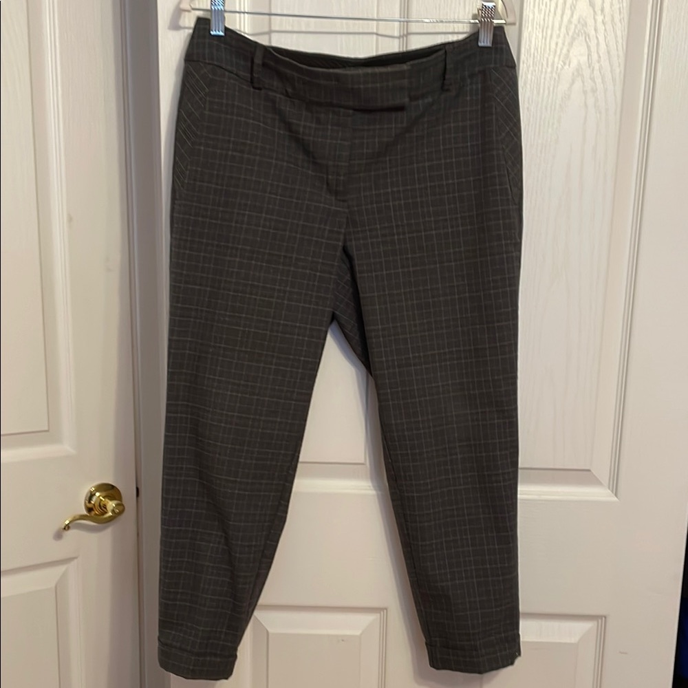 Women’s Gray Checkered Pants